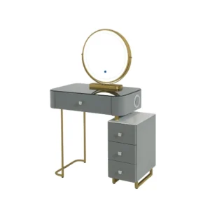 bàn trang điểm gương tròn